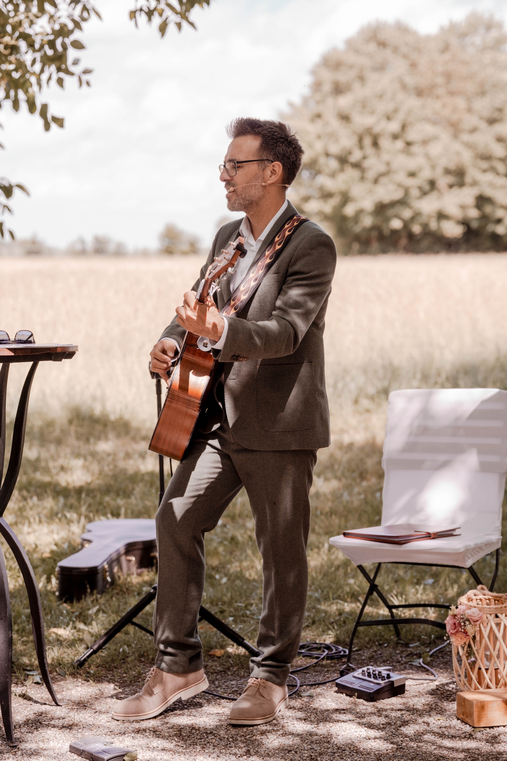 Live-Musik mit emotionaler Lichtstimmung